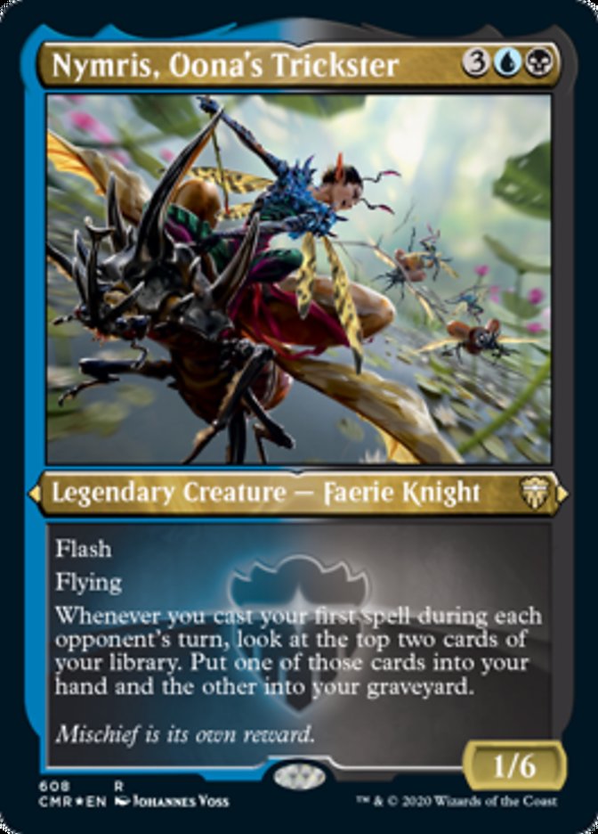 Nymris, Oona's Trickster (Etched) [Commander Legends] - The Mythic Store | 24h Order Processing