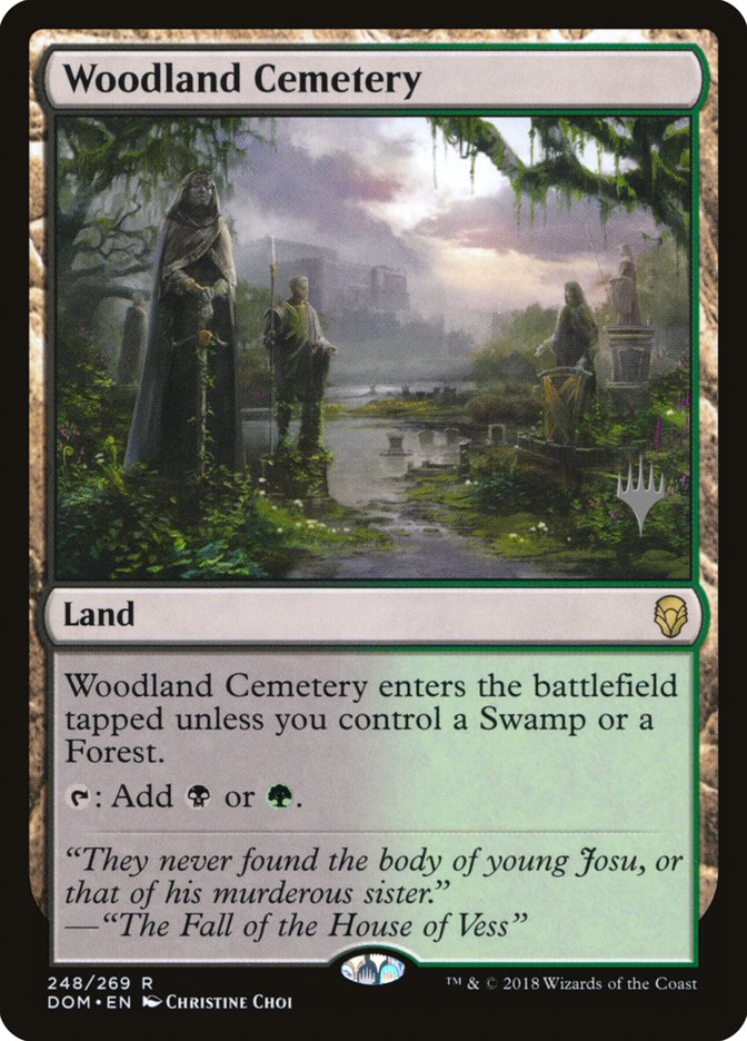 Woodland Cemetery (Promo Pack) [Dominaria Promos] - The Mythic Store | 24h Order Processing