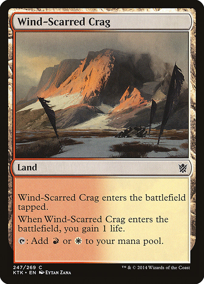 Wind-Scarred Crag [Khans of Tarkir] - The Mythic Store | 24h Order Processing