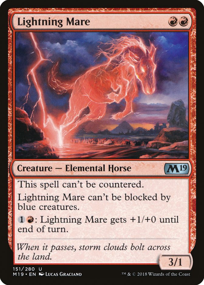 Lightning Mare [Core Set 2019] - The Mythic Store | 24h Order Processing