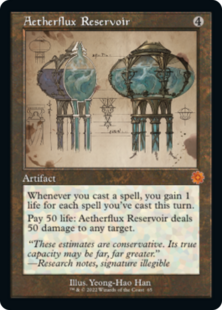 Aetherflux Reservoir (Retro Schematic) [The Brothers' War Retro Artifacts] - The Mythic Store | 24h Order Processing