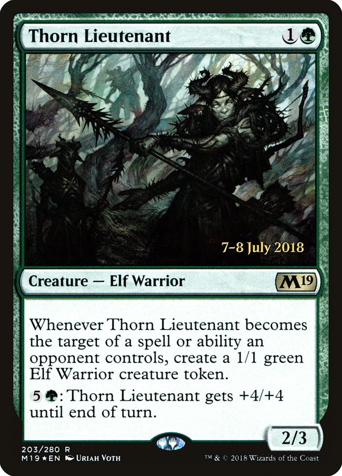 Thorn Lieutenant [Core Set 2019 Prerelease Promos] - The Mythic Store | 24h Order Processing