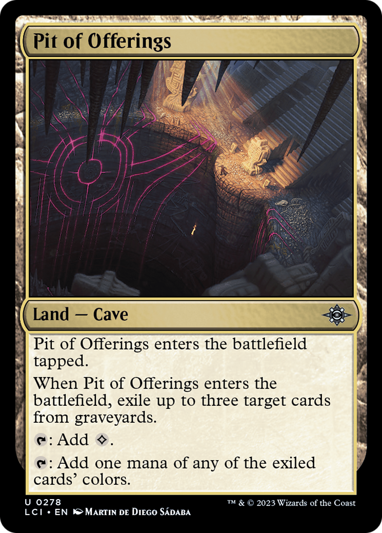 Pit of Offerings [The Lost Caverns of Ixalan] - The Mythic Store | 24h Order Processing