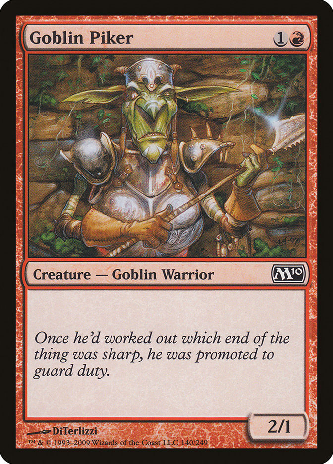 Goblin Piker [Magic 2010] - The Mythic Store | 24h Order Processing