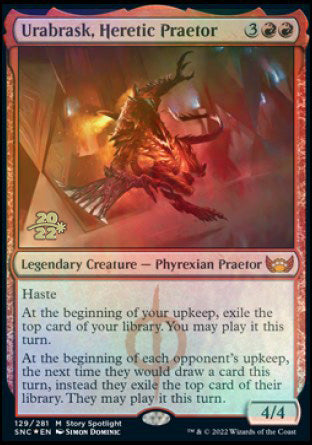 Urabrask, Heretic Praetor [Streets of New Capenna Prerelease Promos] - The Mythic Store | 24h Order Processing