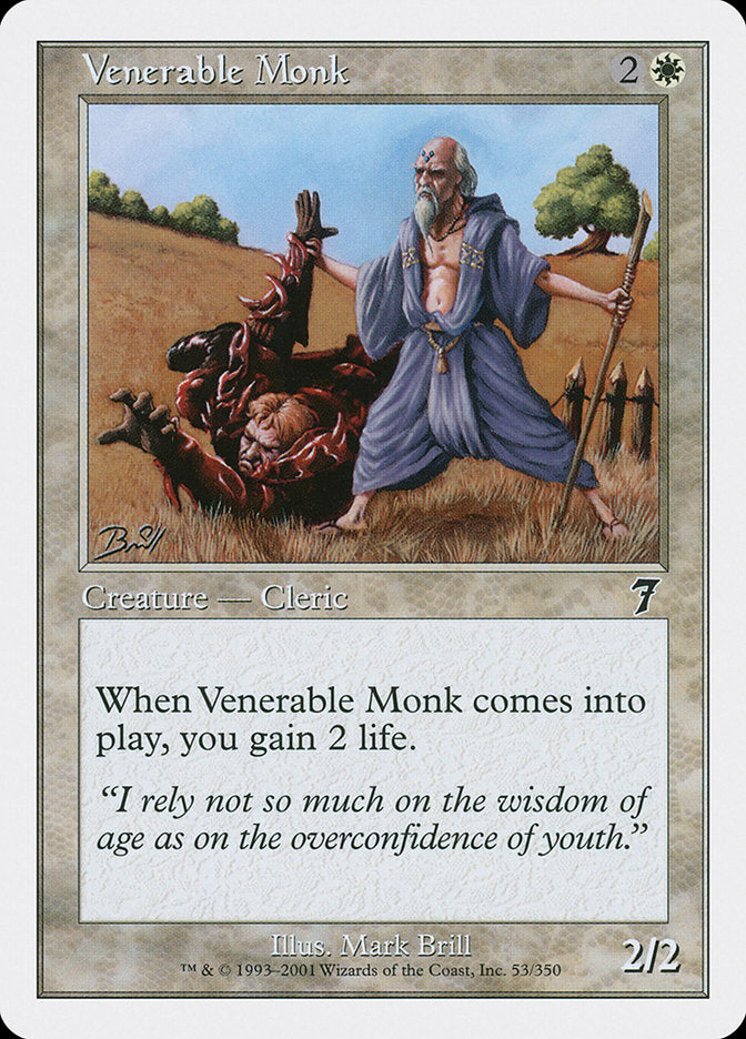 Venerable Monk [Seventh Edition] - The Mythic Store | 24h Order Processing