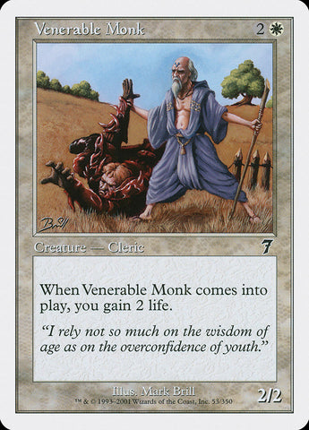 Venerable Monk [Seventh Edition] - The Mythic Store | 24h Order Processing
