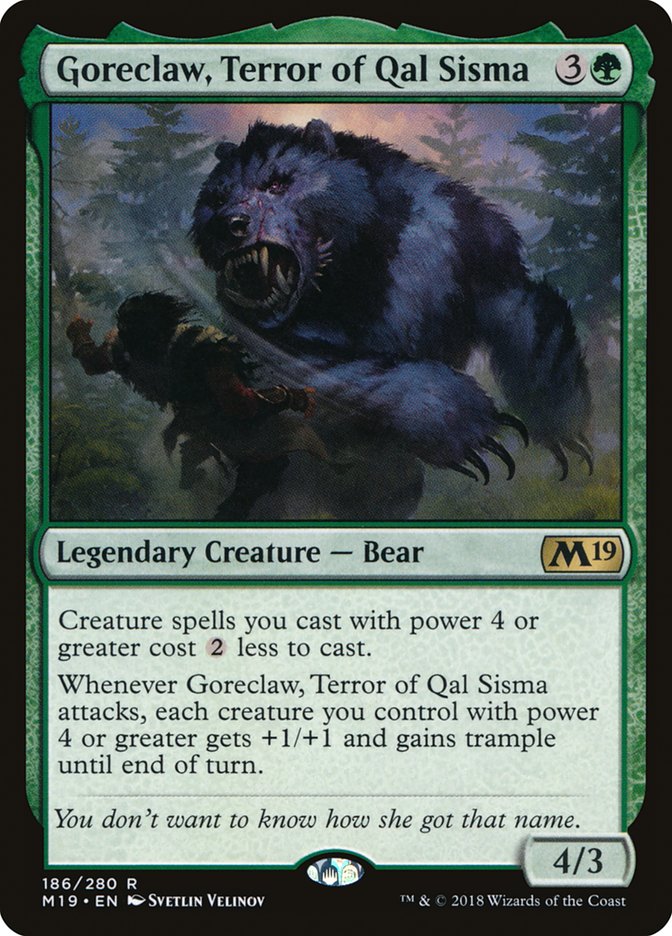 Goreclaw, Terror of Qal Sisma [Core Set 2019] - The Mythic Store | 24h Order Processing