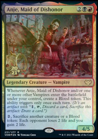 Anje, Maid of Dishonor [Innistrad: Crimson Vow Prerelease Promos] - The Mythic Store | 24h Order Processing