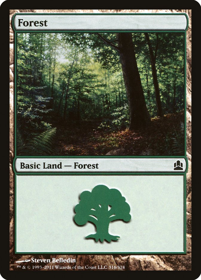 Forest (316) [Commander 2011] - The Mythic Store | 24h Order Processing