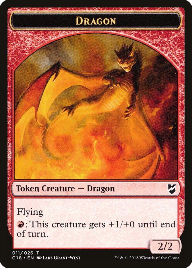 Dragon Egg // Dragon Double-Sided Token [Commander 2018 Tokens] - The Mythic Store | 24h Order Processing