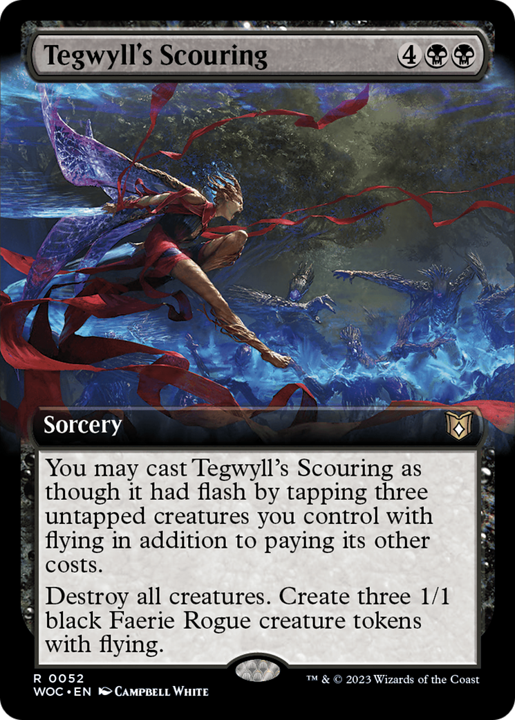 Tegwyll's Scouring (Extended Art) [Wilds of Eldraine Commander] - The Mythic Store | 24h Order Processing