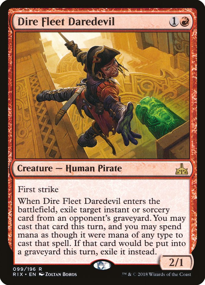 Dire Fleet Daredevil [Rivals of Ixalan] - The Mythic Store | 24h Order Processing