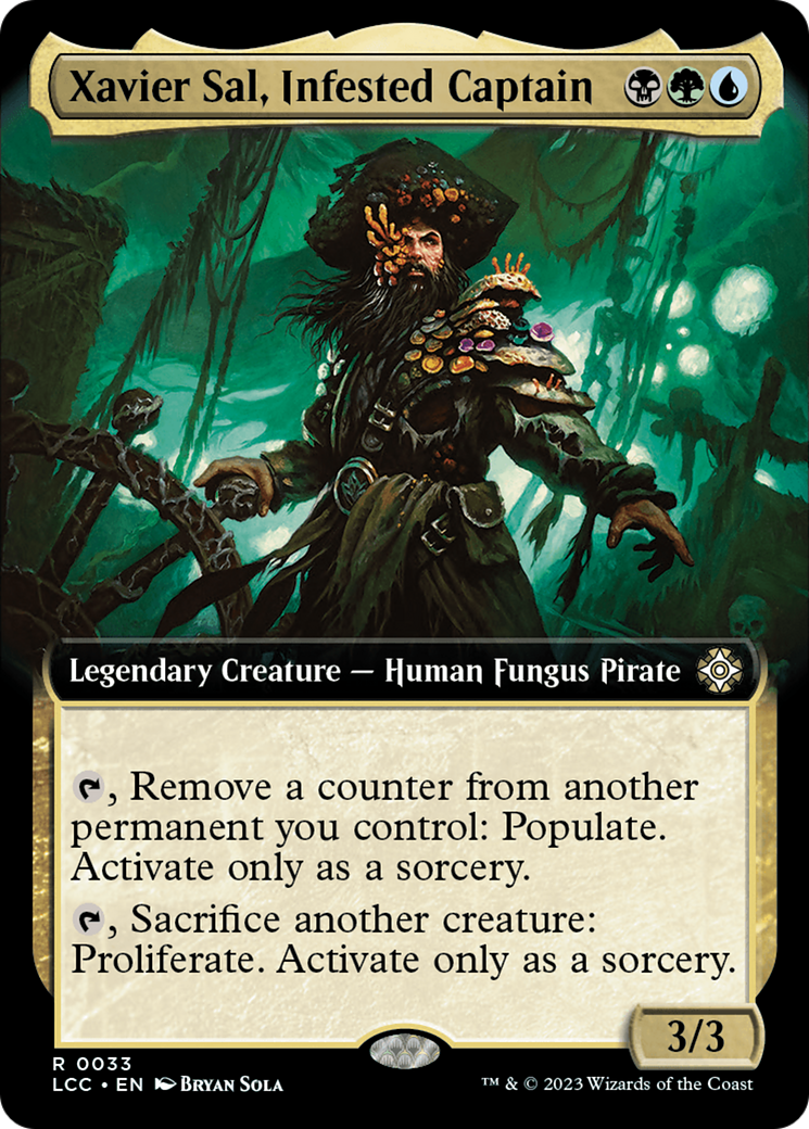 Xavier Sal, Infested Captain (Extended Art) [The Lost Caverns of Ixalan Commander] - The Mythic Store | 24h Order Processing