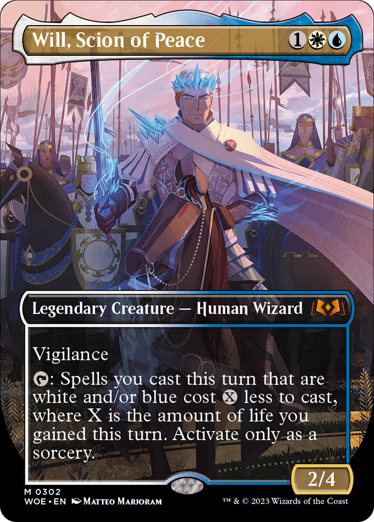 Will, Scion of Peace (Borderless Alternate Art) [Wilds of Eldraine] - The Mythic Store | 24h Order Processing