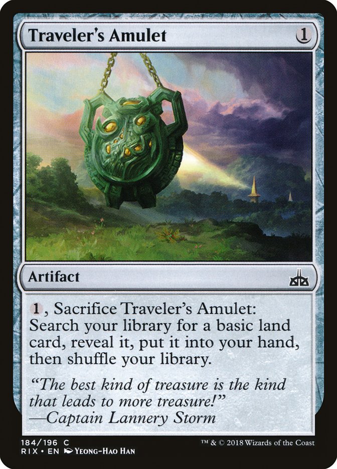 Traveler's Amulet [Rivals of Ixalan] - The Mythic Store | 24h Order Processing