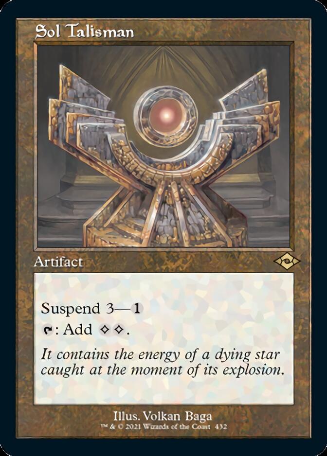 Sol Talisman (Retro Foil Etched) [Modern Horizons 2] - The Mythic Store | 24h Order Processing
