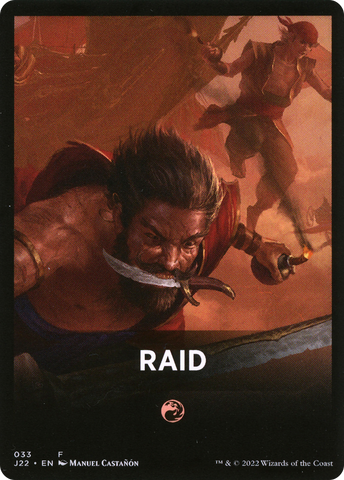 Raid Theme Card [Jumpstart 2022 Front Cards] - The Mythic Store | 24h Order Processing