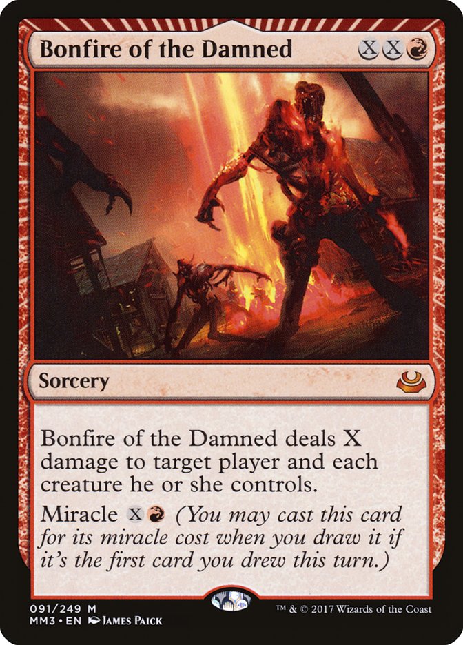 Bonfire of the Damned [Modern Masters 2017] - The Mythic Store | 24h Order Processing