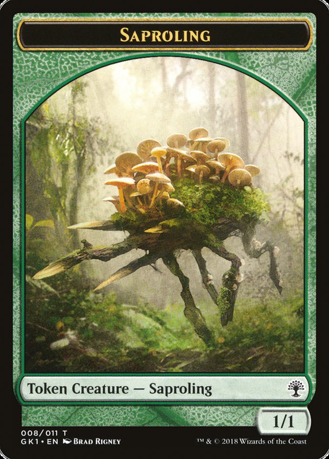 Voja // Saproling Double-Sided Token [Guilds of Ravnica Guild Kit Tokens] - The Mythic Store | 24h Order Processing