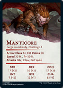 Manticore Art Card [Dungeons & Dragons: Adventures in the Forgotten Realms Art Series] - The Mythic Store | 24h Order Processing