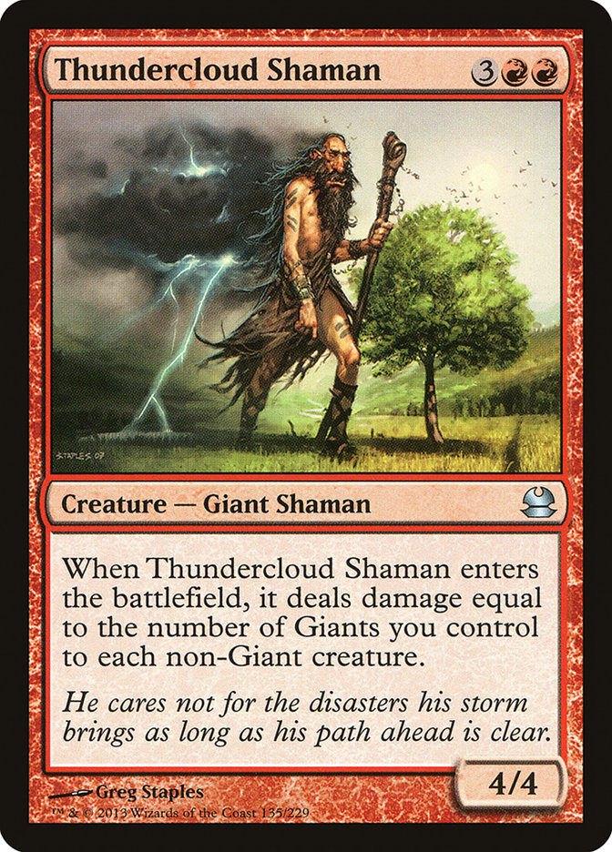 Thundercloud Shaman [Modern Masters] - The Mythic Store | 24h Order Processing