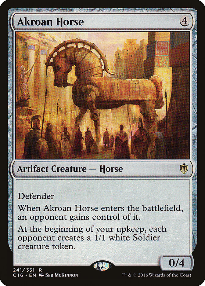 Akroan Horse [Commander 2016] - The Mythic Store | 24h Order Processing