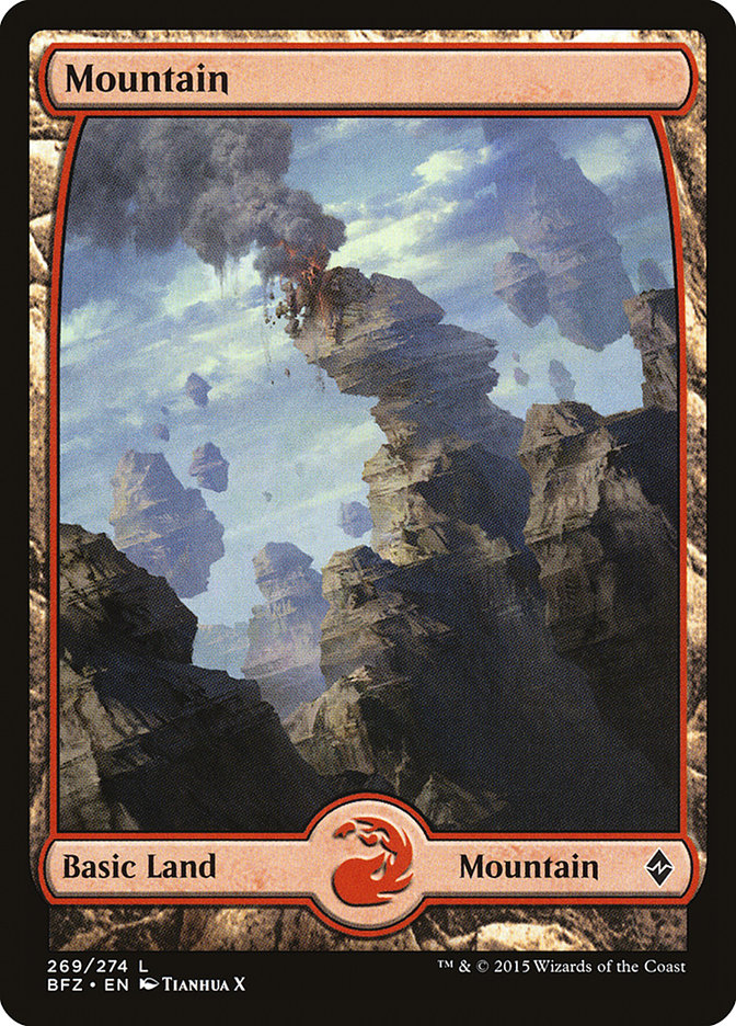 Mountain (269) (Full Art) [Battle for Zendikar] - The Mythic Store | 24h Order Processing