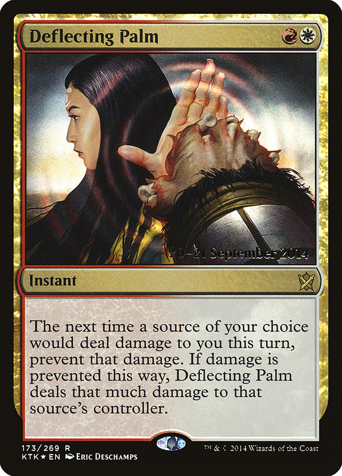 Deflecting Palm [Khans of Tarkir Prerelease Promos] - The Mythic Store | 24h Order Processing