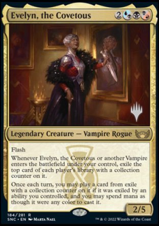 Evelyn, the Covetous (Promo Pack) [Streets of New Capenna Promos] - The Mythic Store | 24h Order Processing