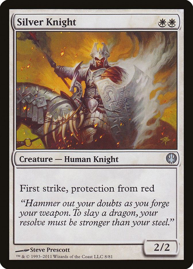 Silver Knight [Duel Decks: Knights vs. Dragons] - The Mythic Store | 24h Order Processing