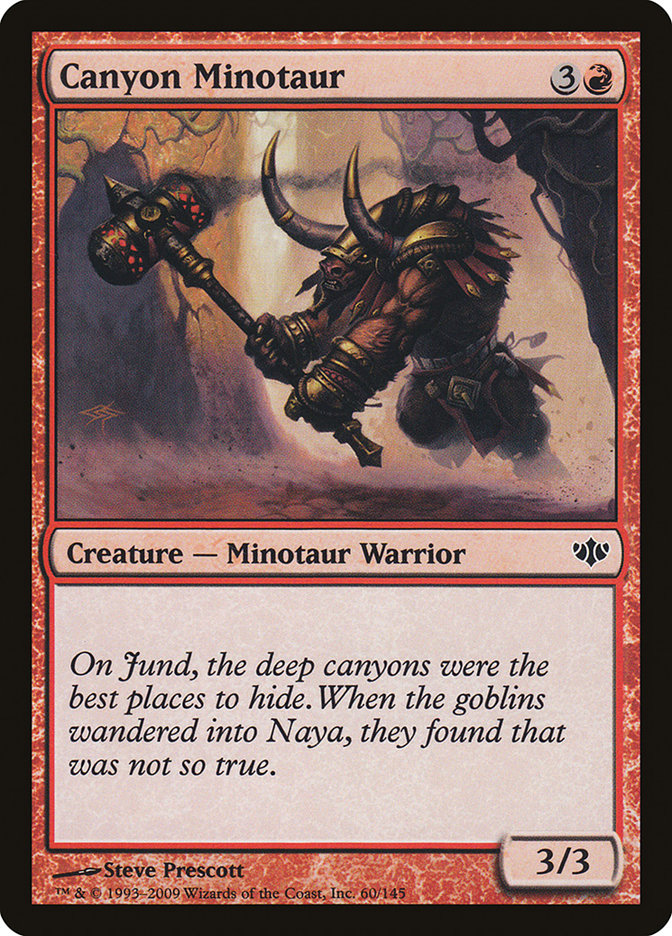 Canyon Minotaur [Conflux] - The Mythic Store | 24h Order Processing