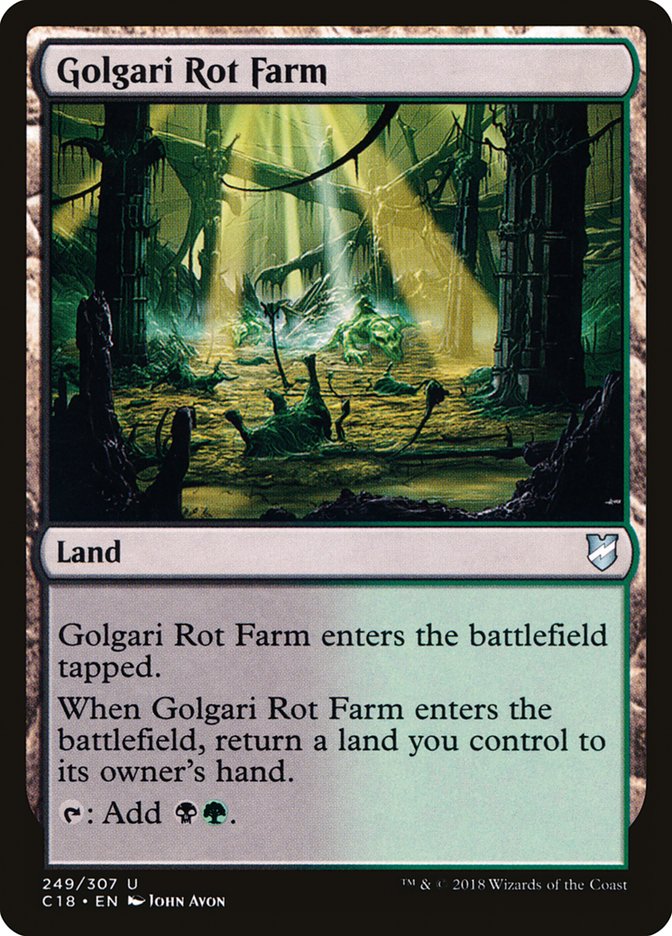 Golgari Rot Farm [Commander 2018] - The Mythic Store | 24h Order Processing