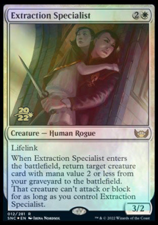 Extraction Specialist [Streets of New Capenna Prerelease Promos] - The Mythic Store | 24h Order Processing