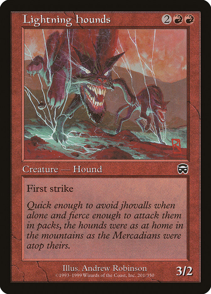 Lightning Hounds [Mercadian Masques] - The Mythic Store | 24h Order Processing