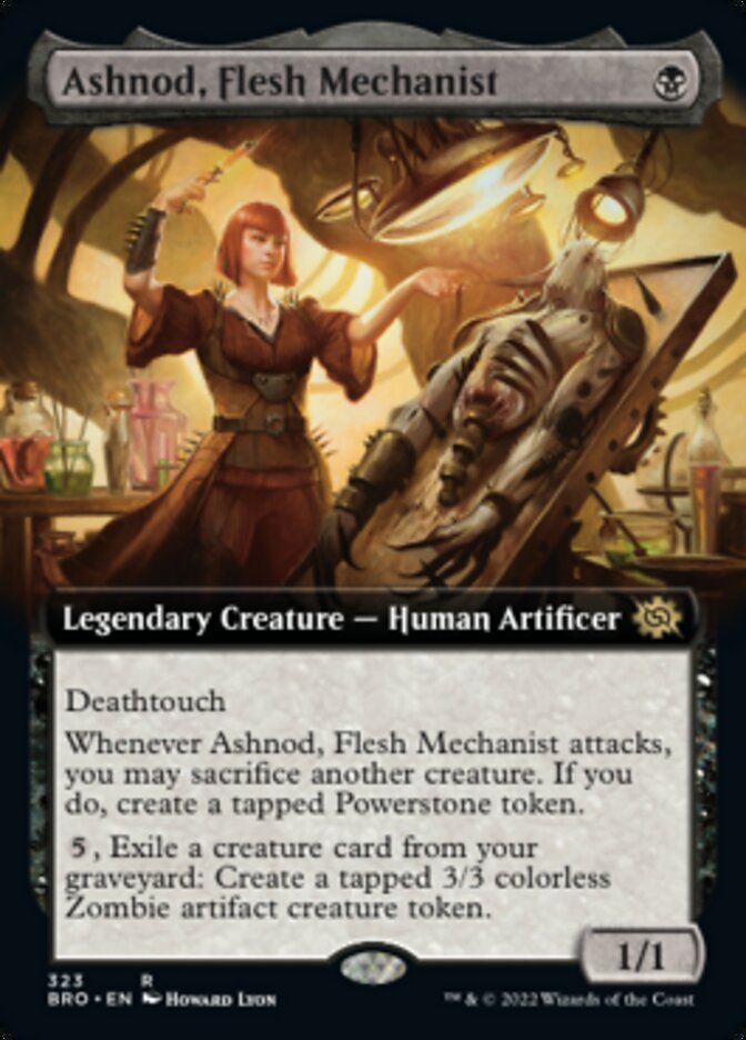 Ashnod, Flesh Mechanist (Extended Art) [The Brothers' War] - The Mythic Store | 24h Order Processing