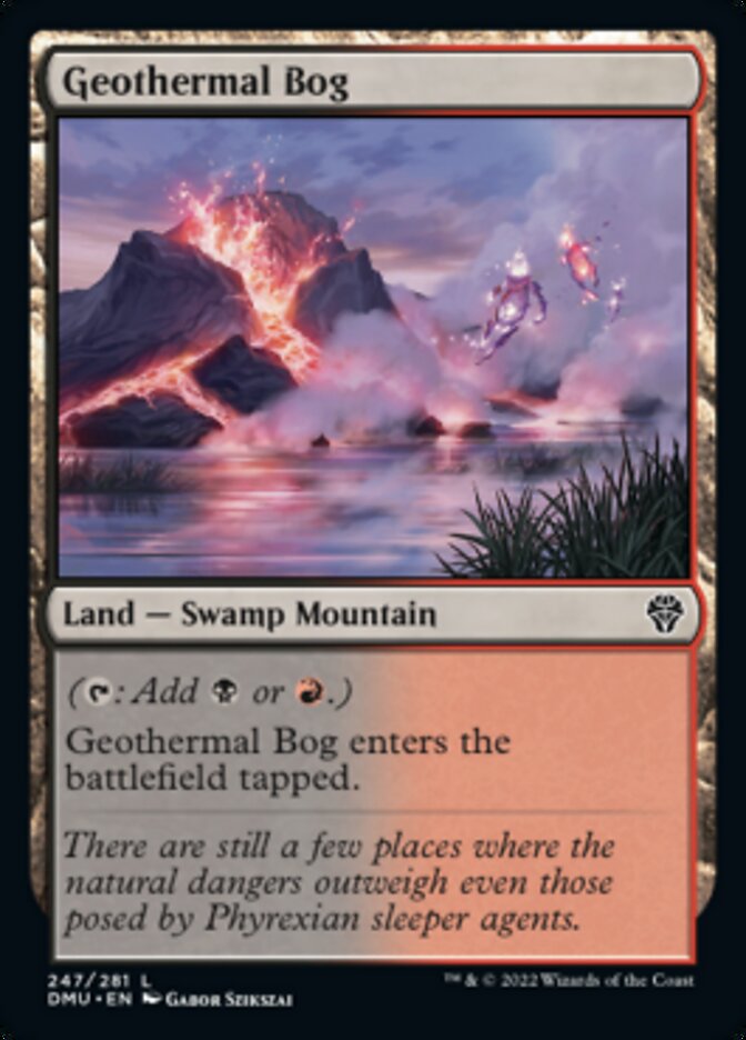 Geothermal Bog [Dominaria United] - The Mythic Store | 24h Order Processing