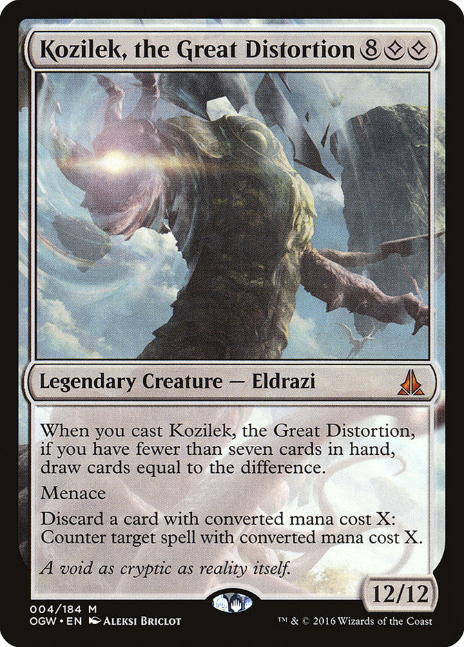 Kozilek, the Great Distortion [Oath of the Gatewatch] - The Mythic Store | 24h Order Processing