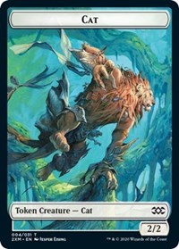Cat // Copy Double-Sided Token [Double Masters Tokens] - The Mythic Store | 24h Order Processing
