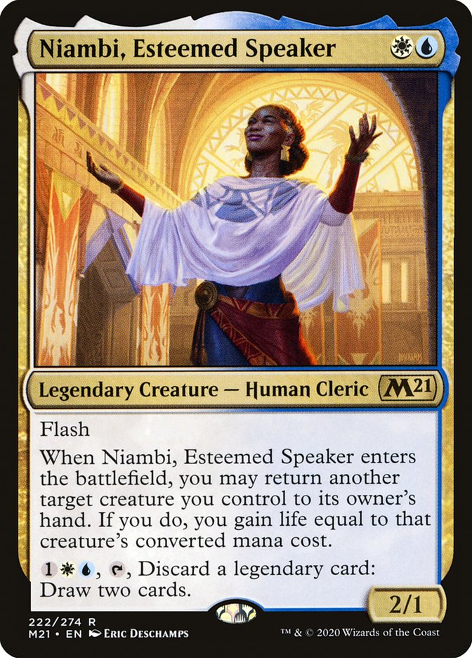 Niambi, Esteemed Speaker [Core Set 2021] - The Mythic Store | 24h Order Processing