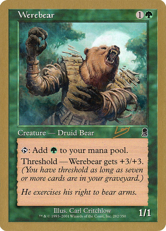 Werebear (Raphael Levy) [World Championship Decks 2002] - The Mythic Store | 24h Order Processing