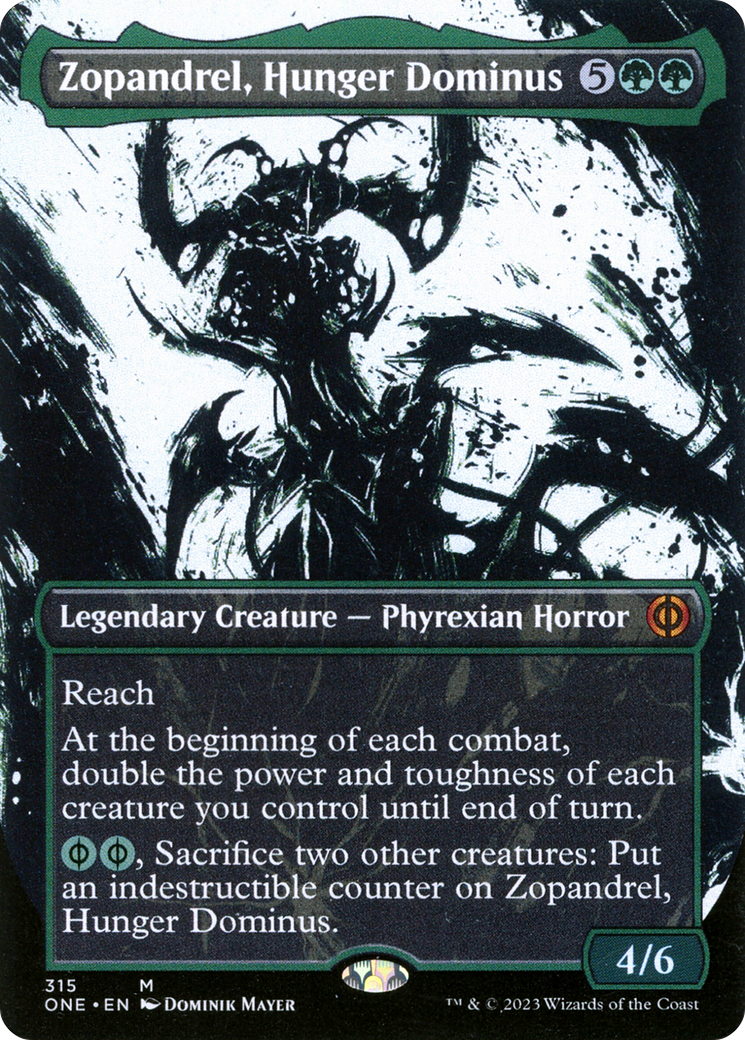 Zopandrel, Hunger Dominus (Borderless Ichor) [Phyrexia: All Will Be One] - The Mythic Store | 24h Order Processing