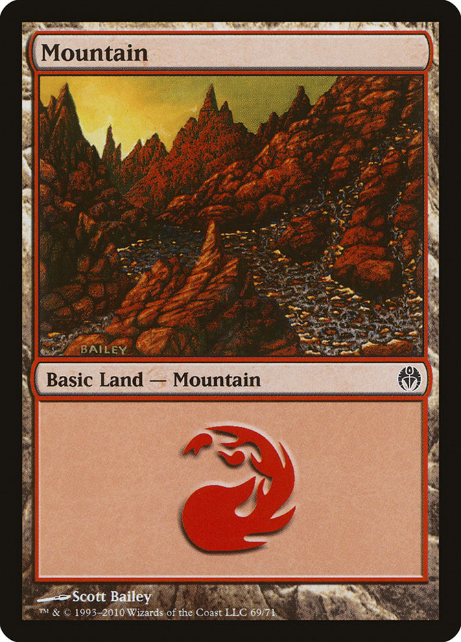 Mountain (69) [Duel Decks: Phyrexia vs. the Coalition] - The Mythic Store | 24h Order Processing