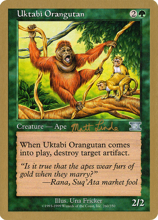 Uktabi Orangutan (Matt Linde) [World Championship Decks 1999] - The Mythic Store | 24h Order Processing