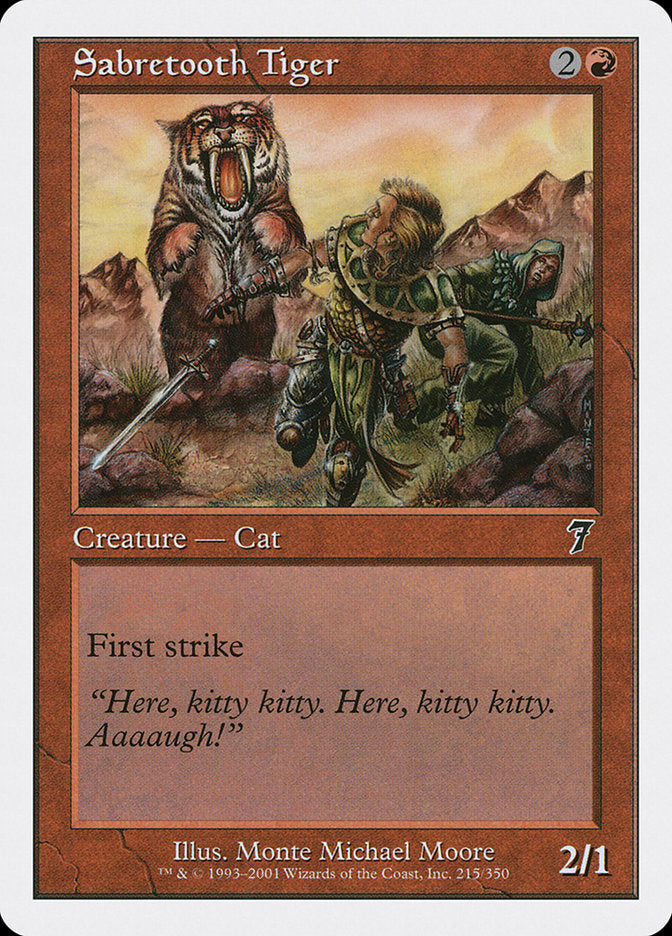 Sabretooth Tiger [Seventh Edition] - The Mythic Store | 24h Order Processing