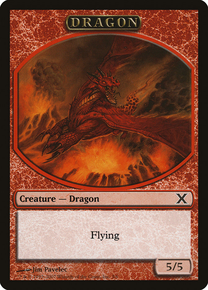 Dragon Token [Tenth Edition Tokens] - The Mythic Store | 24h Order Processing