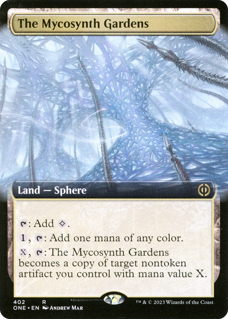 The Mycosynth Gardens (Extended Art) [Phyrexia: All Will Be One] - The Mythic Store | 24h Order Processing