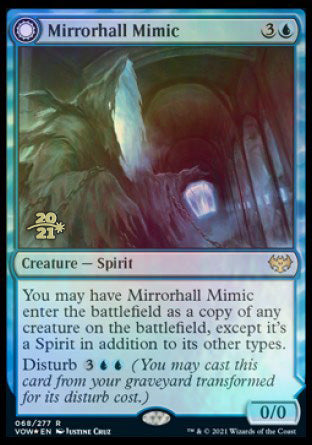 Mirrorhall Mimic // Ghastly Mimicry [Innistrad: Crimson Vow Prerelease Promos] - The Mythic Store | 24h Order Processing