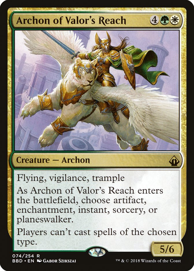 Archon of Valor's Reach [Battlebond] - The Mythic Store | 24h Order Processing