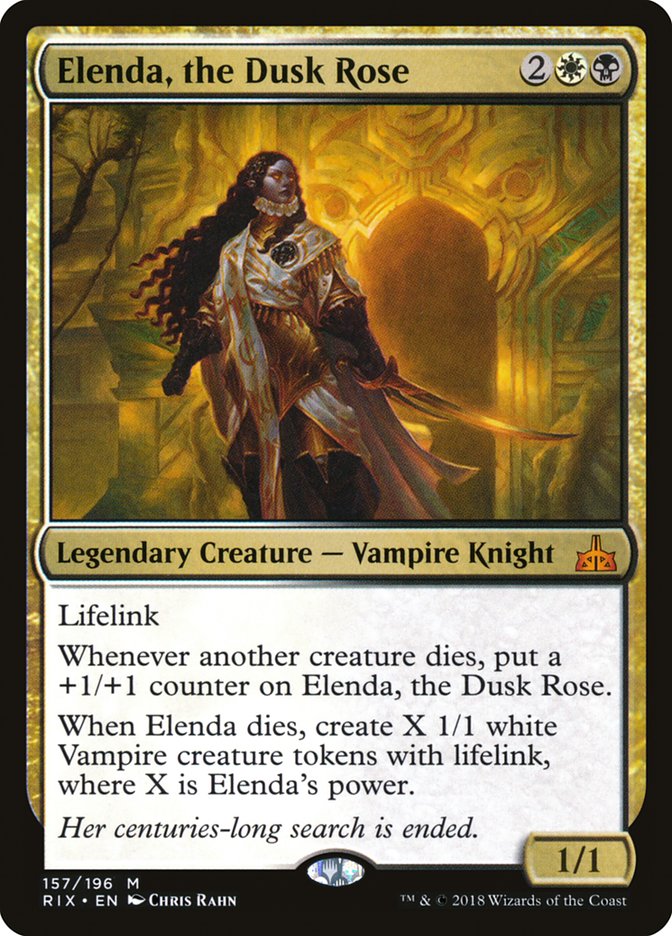 Elenda, the Dusk Rose [Rivals of Ixalan] - The Mythic Store | 24h Order Processing